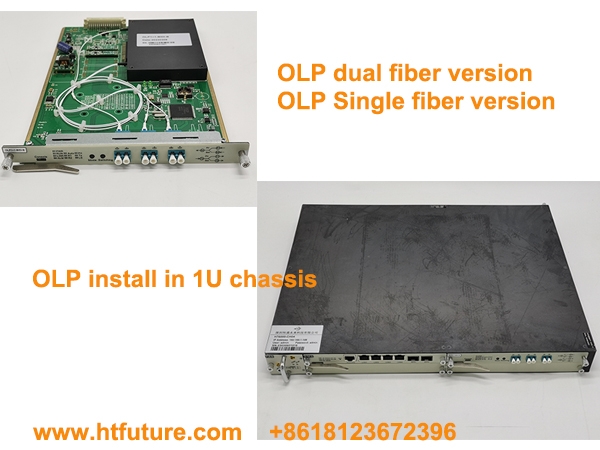 Can we use OLP in single fiber solution?
